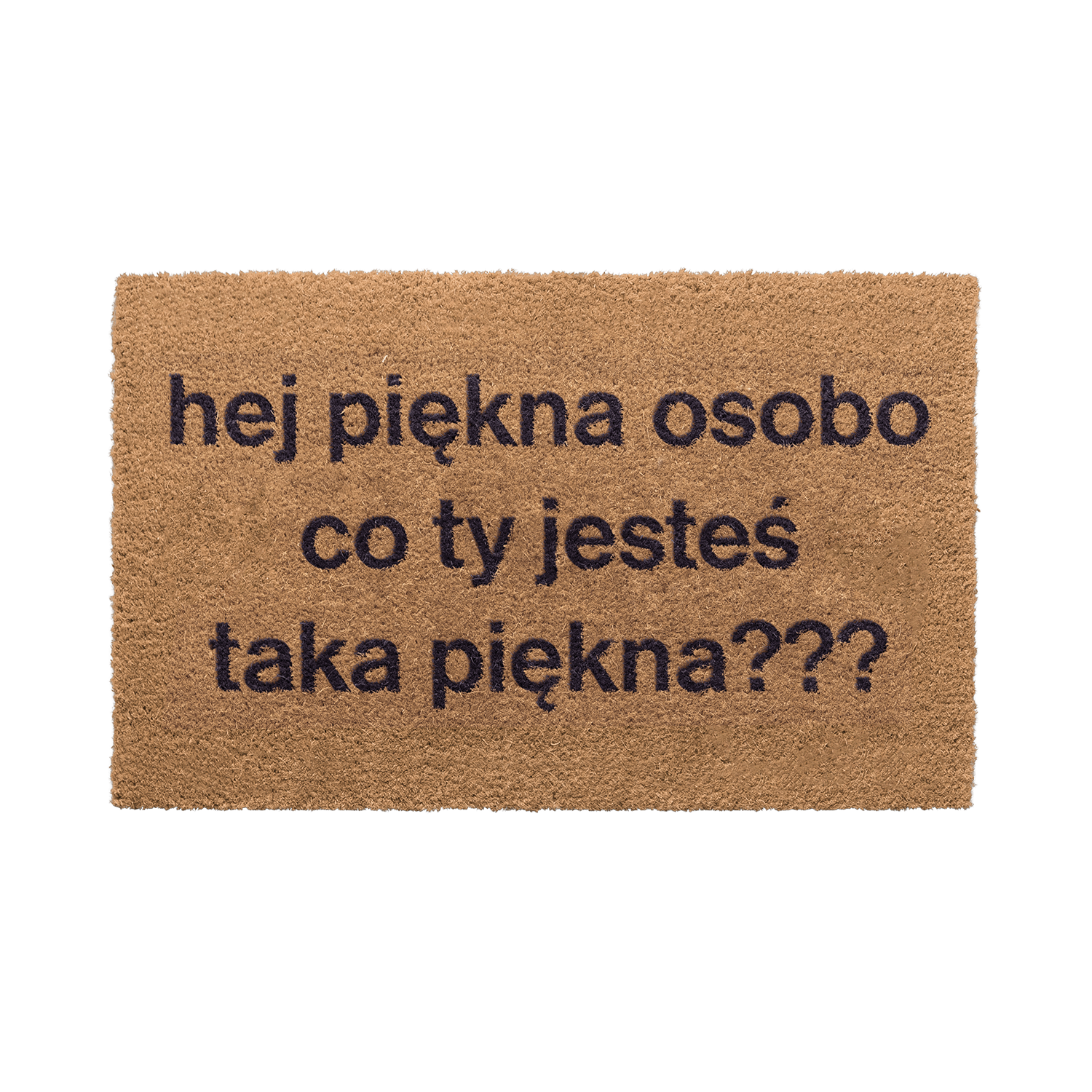 naturalna wycieraczka dla pięknych osób