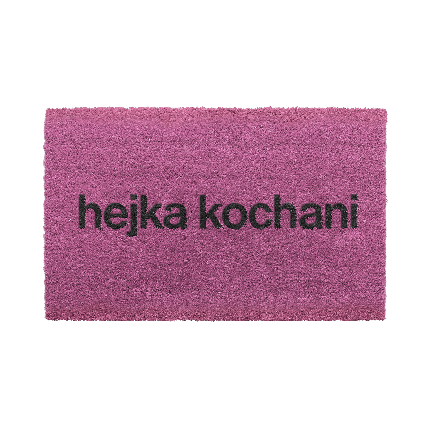 różowa wycieraczka dla was