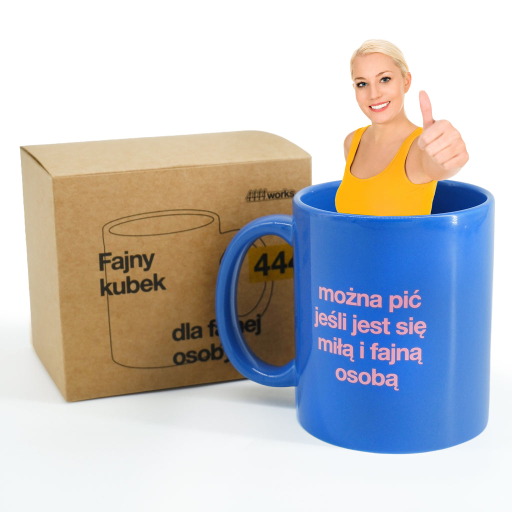 Kubek dla miłych i fajnych osób